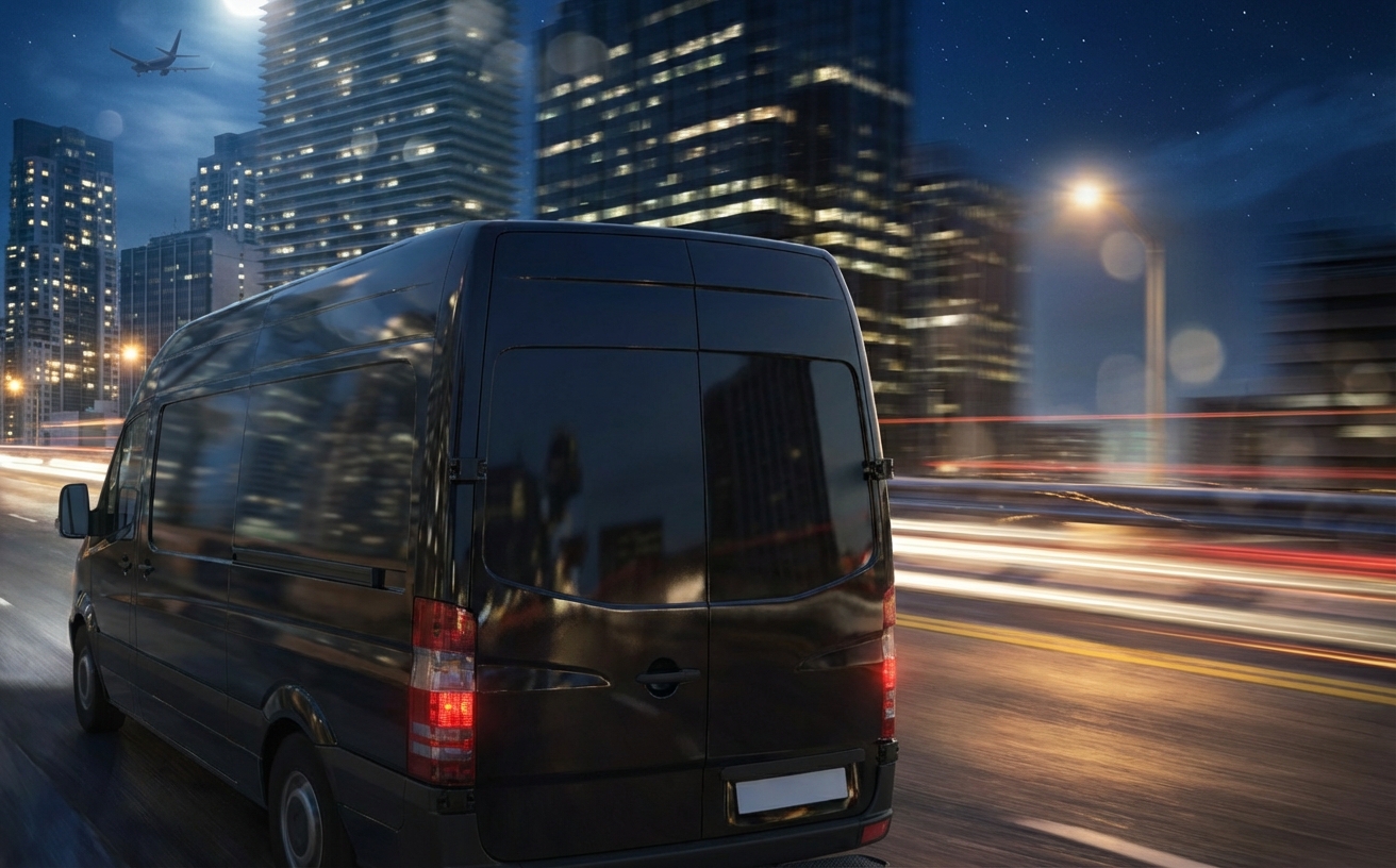 MaxArt Transporter bei Nacht